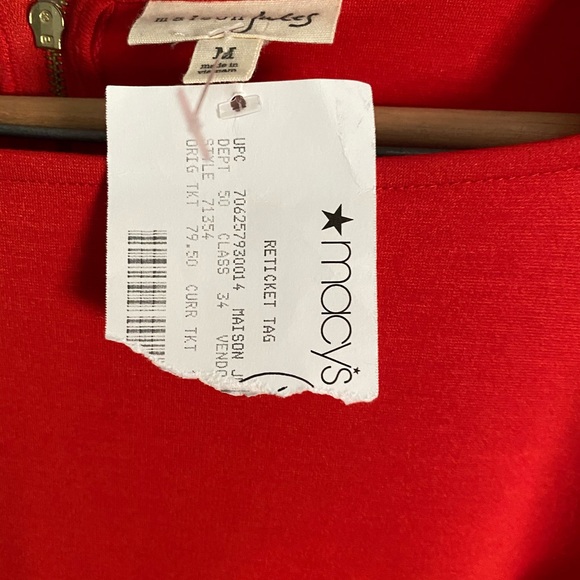 RED RUFFLE DRESS - Picture 3 of 3